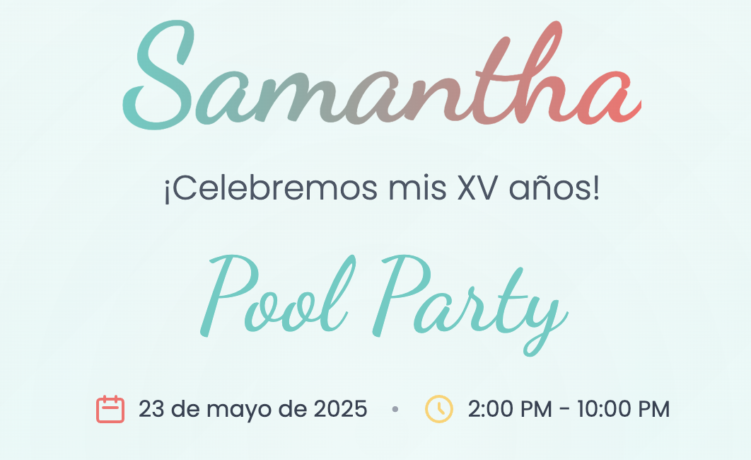XV Años de Samantha